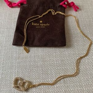 Kate Spade Long Gold Pretzel Necklace